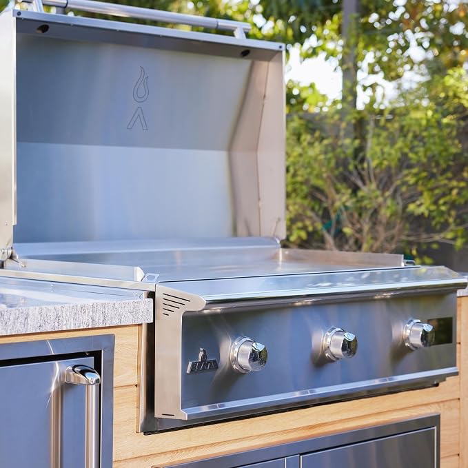 Blaze LTE PRO Gas Griddle | Built-In Natural Gas Flat Top Grill | Premium - Image 3