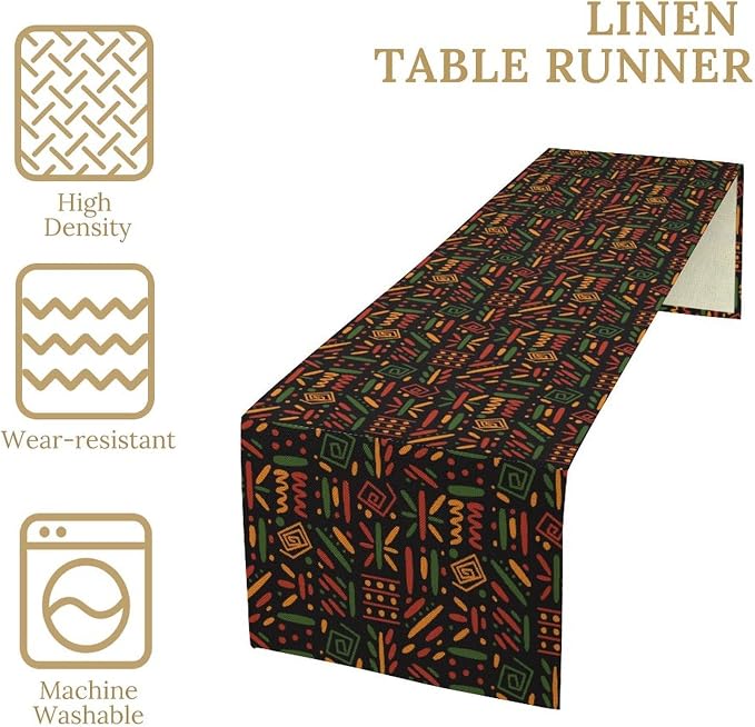 African Tribal Table Runner - Image 6