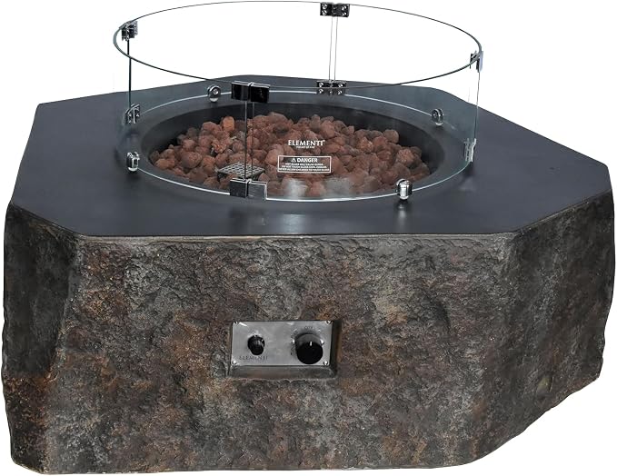 All Fire Table Pit Wind Screens and Stainless Steel Buner Lid from ELEMENTI | - Image 5