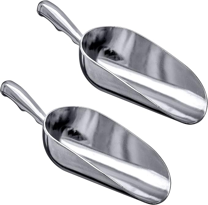 Amazing Abby - Elsa - 24-Ounce Aluminum Ice Scoops, Cast Aluminum Utility Scoops - Image 5