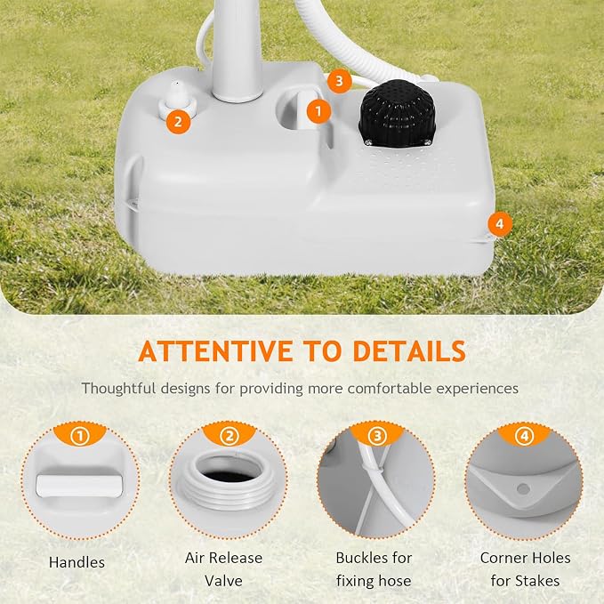 Portable Hand Washing Station, Camping Sink Wash Hand Basin - Image 5