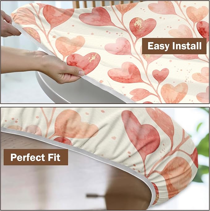 Valentines Day Round Fitted Tablecloth - Image 8