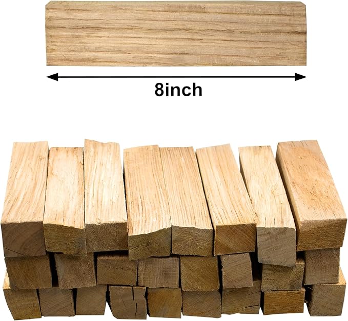 Kiln-Dried Oak Wood for Pizza Ovens, 8-Inch Barkless Logs, Solo Stove, and - Image 2