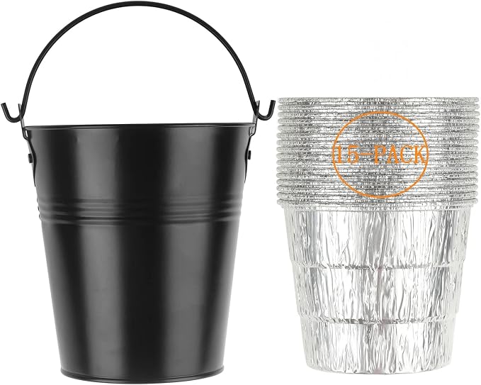 Firsgrill Grease Bucket & Liners Replacment Traeger Drips 20/22/34 Series by ProfessionalGrillpartsLiving