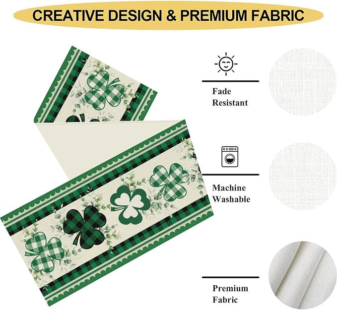 St.Patrick's Day Table Runner - Image 5