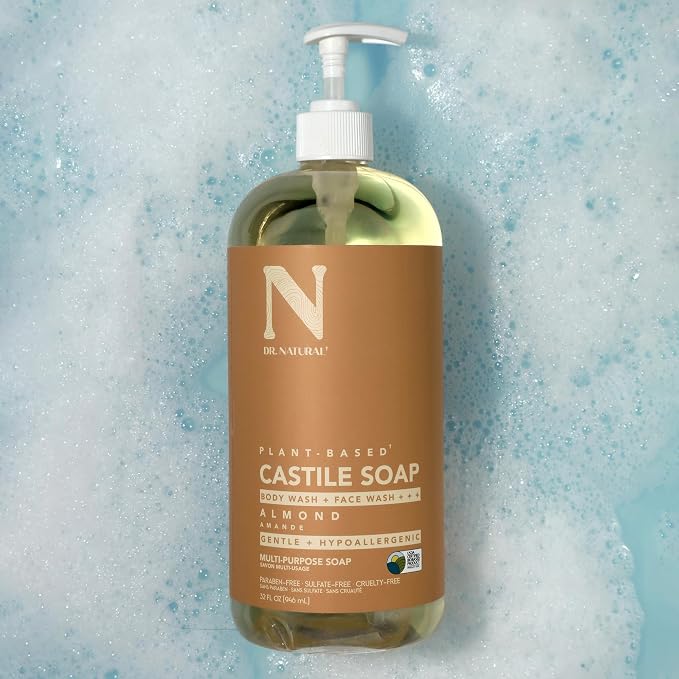 Dr. Natural Castile Liquid Soap, Paraben-Free, Cruelty-Free Multi-Purpose Soap - Image 8