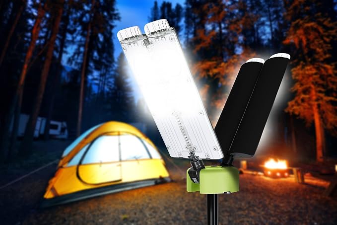 PowerSmith Voyager PVLR8000A 8000 Lumen Collapsible Cordless Tripod LED Work - Image 9