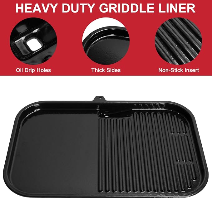 Griddle Plate for Ninja Woodfire Pro XL Connect OG800 OG900 Series, Flat Top - Image 3
