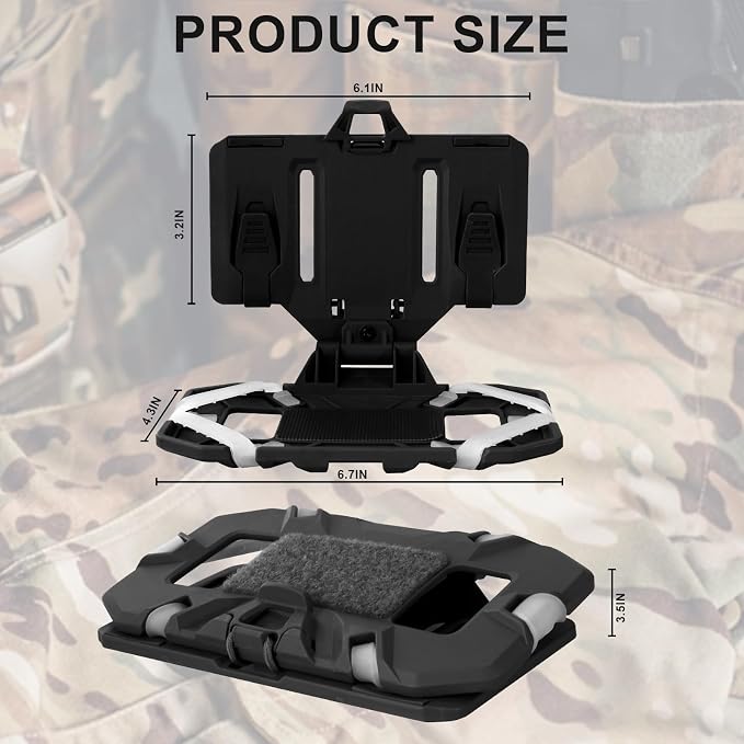 Plate Carrier Accessories Tactical Gear Molle Vest Phone Chest Mount Holder - Image 6