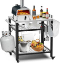 Stainless Steel Pizza Oven Table by MMETERXITY