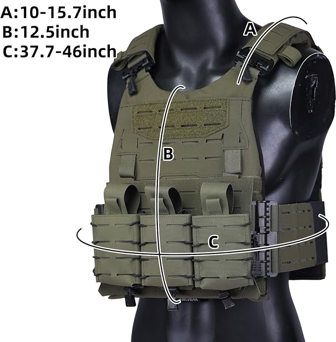 DMGEAR Plate Carrier Tactical Vest - Image 3