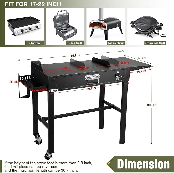 All-in-One Outdoor Grill Table - Image 2