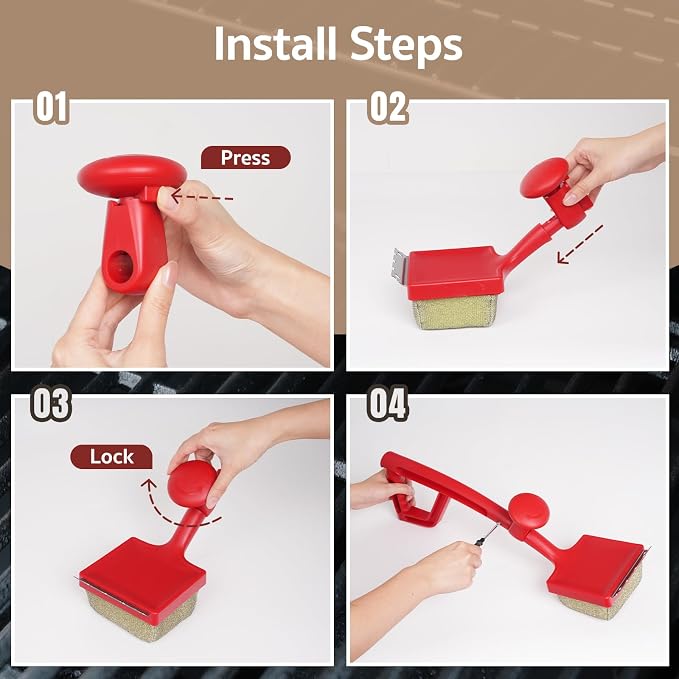 GASPRO Steam Grill Brush Bristle Free - Image 8