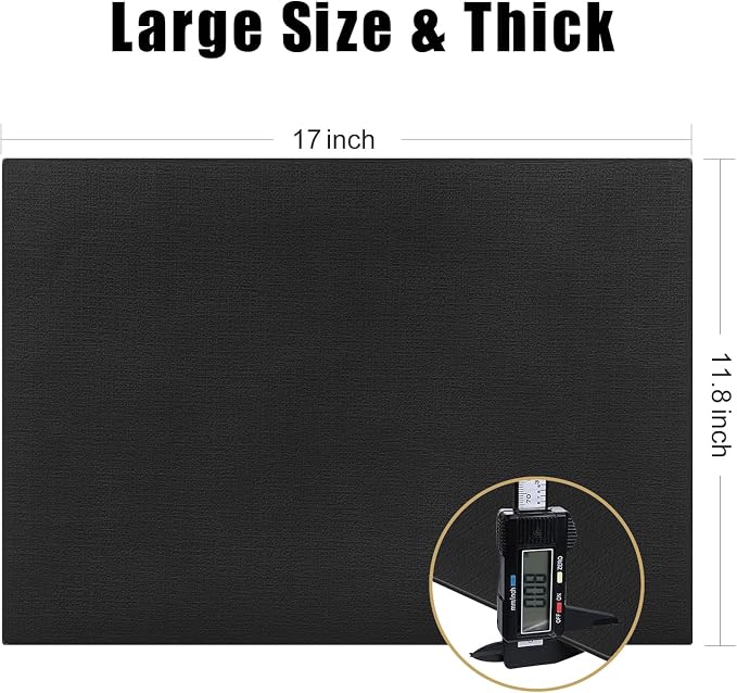 Homaxy Faux Leather Heat Resistant Placemats - Image 5