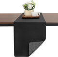 Table Runners 55 Inches Long, Dual-Sided Faux Leather Farmhouse Table Runner by Chitomars
