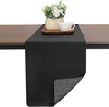 Table Runners 72 Inches Long, Dual-Sided Faux Leather Farmhouse Table Runner by Chitomars