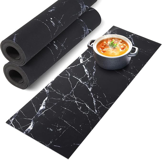 2 Pcs Trivet Table Runner Hot Plates Mat 12 X 40 Inch Heat Resistant Table by yeload