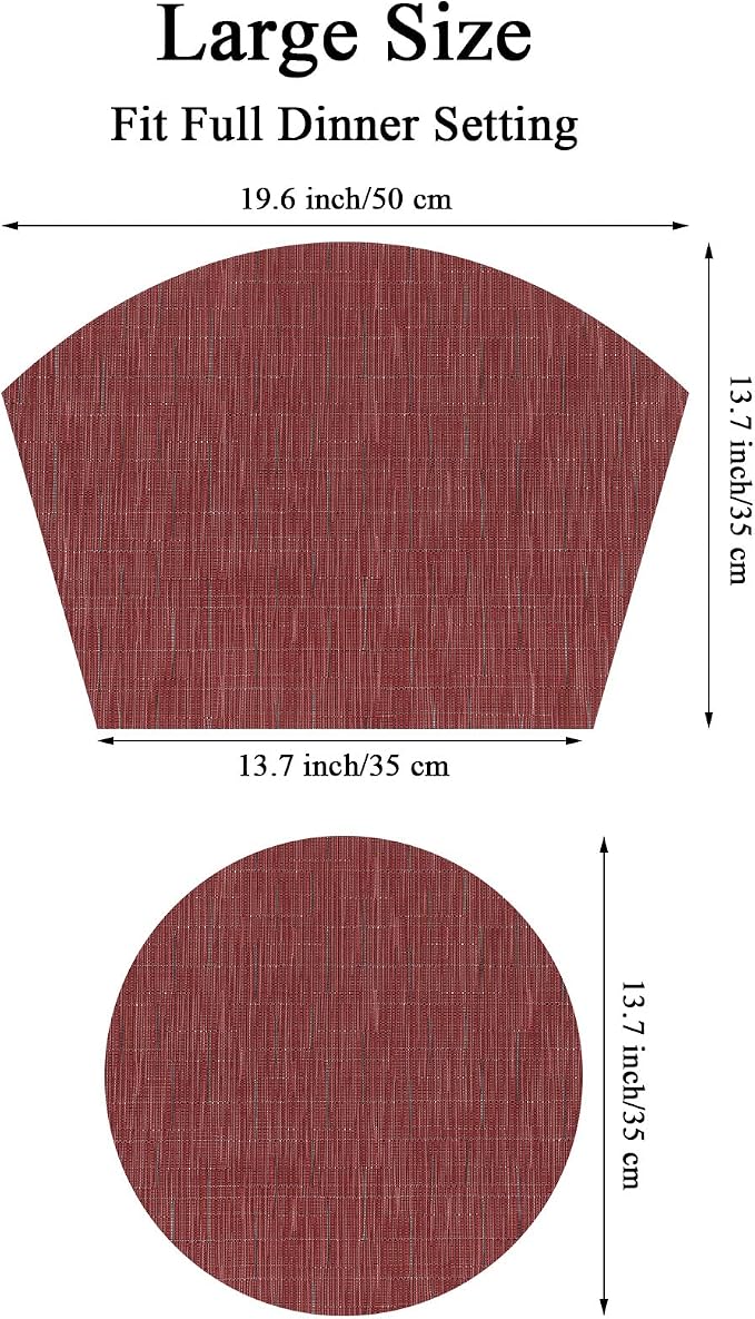 SHACOS Large Size Wedge Placemats - Image 2