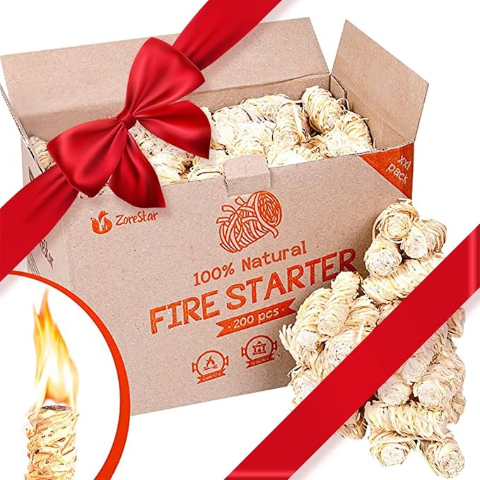 Zorestar Fire Starters XXL 200 pc by ZorestarBBQandGrillproducts