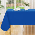 Smiry Rectangle Table Cloth 60x102 Inch, Waterproof Wipeable Vinyl Tablecloths by Smiry