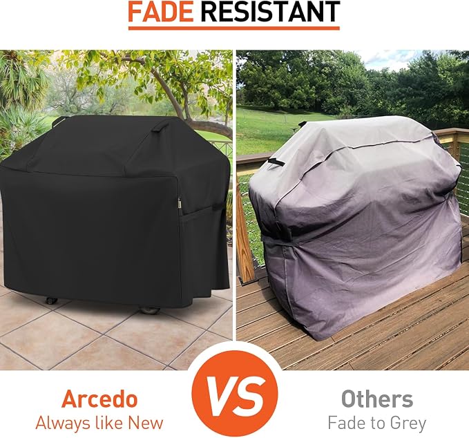 Arcedo 72 Inch Grill Cover, Waterproof Large BBQ Gas Grill Cover Compatible - Image 4