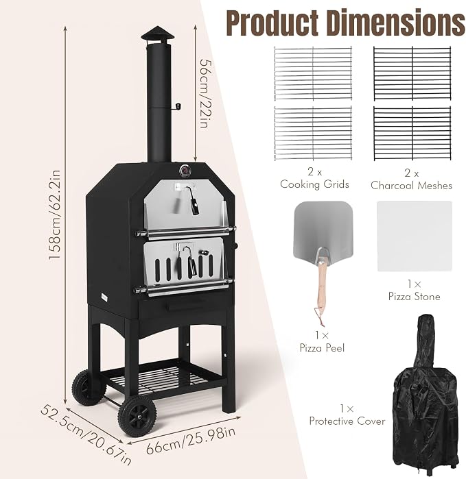 Outdoor Wood Fired Pizza Oven - Image 2