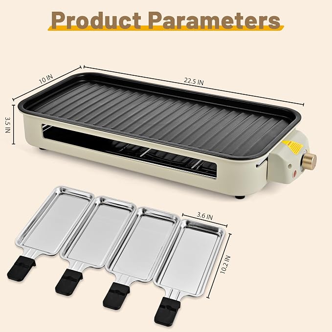 Pukomc Electric Indoor Grill, 2 in 1 Indoor Grills - Image 9