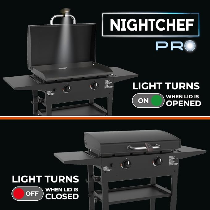 Night Chef Pro Smart Grill Light – Solar & USB Powered, Tilt Sensor, Magnetic - Image 4