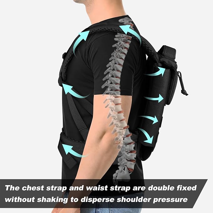 PETAC GEAR Upgraded Weighted Backpack Rucking Backpack - Image 5
