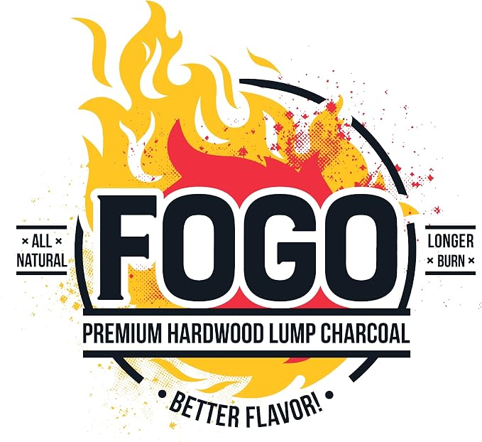FOGO Super Premium Hardwood Lump Charcoal 17.6 Pound Bag, Fogostarters Natural - Image 9