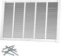 25"W x 16"H Steel Return Air Grille, Air Return Vent Cover by Howeall