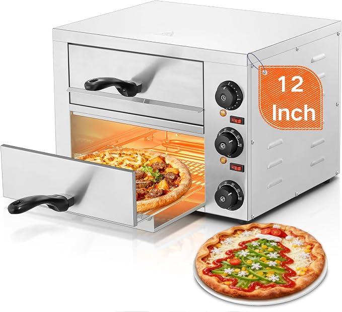 12 Inch Commercial Pizza Oven, Countertop Pizza Ovens by HOME