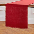 Solino Home Fringe Linen Table Runner 60 Inches by SolinoHome