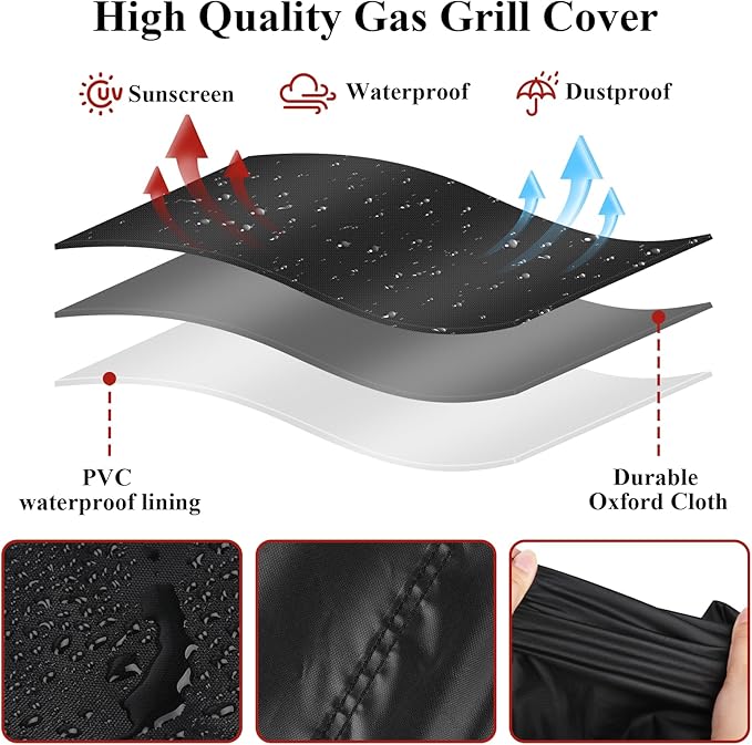 Griddle Cover for Blackstone 28 Inch Original Omnivore Griddle 2206, Outdoor - Image 4