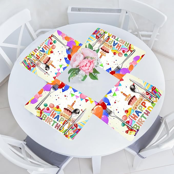 Birthday Placemats Set of 4 - Image 7