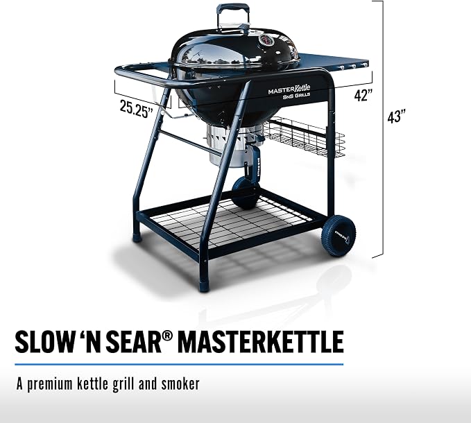 SnS Grills MasterKettle Charcoal Grill and Smoker - Image 8