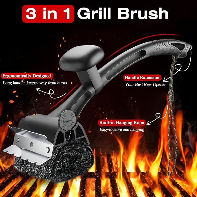 Grill Brush for Outdoor BBQ - Image 3