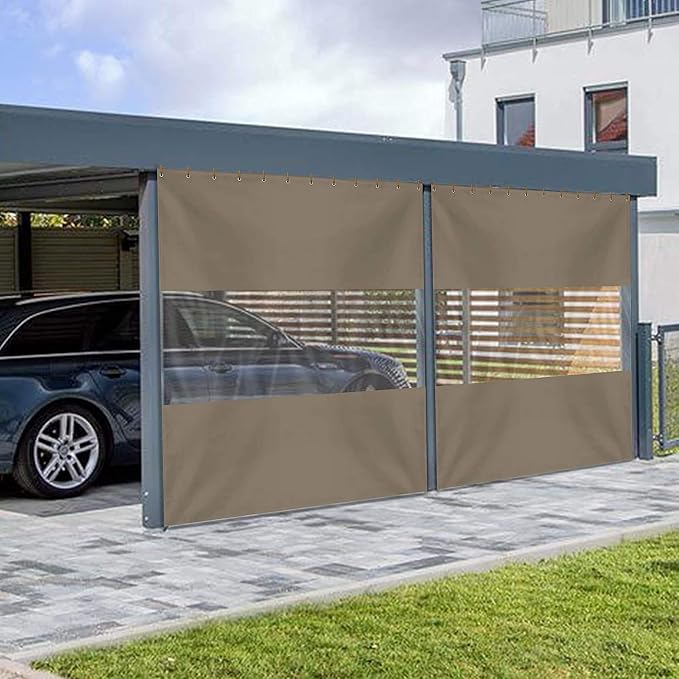 Covers & all Outdoor Clear Panel Curtain, 12 oz Vinyl Outdor Curtains - Image 4