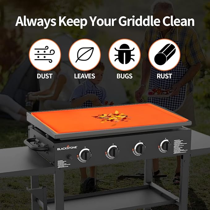 Silicone Protective Cover for 28" Blackstone Griddle, Heavy Duty Food Grade - Image 5
