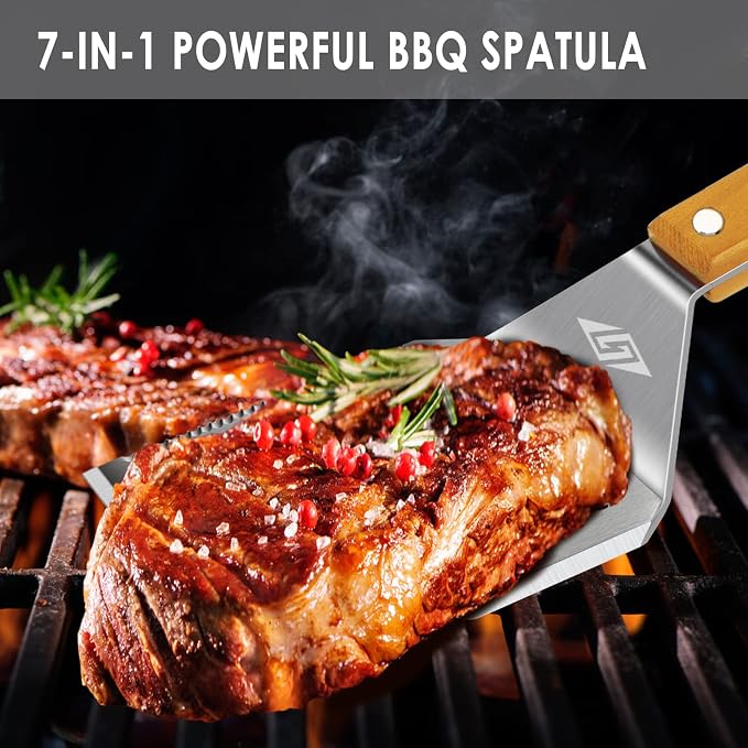 BBQ Tools Grill Set, Extra Long BBQ Accessories, Grill Accessories - Image 3