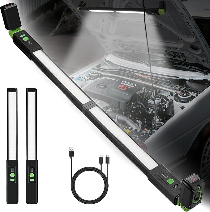 Wagan EL4346 Detachable LED 1200 LM Rechargeable Work Light Portable Mechanic by WAGAN