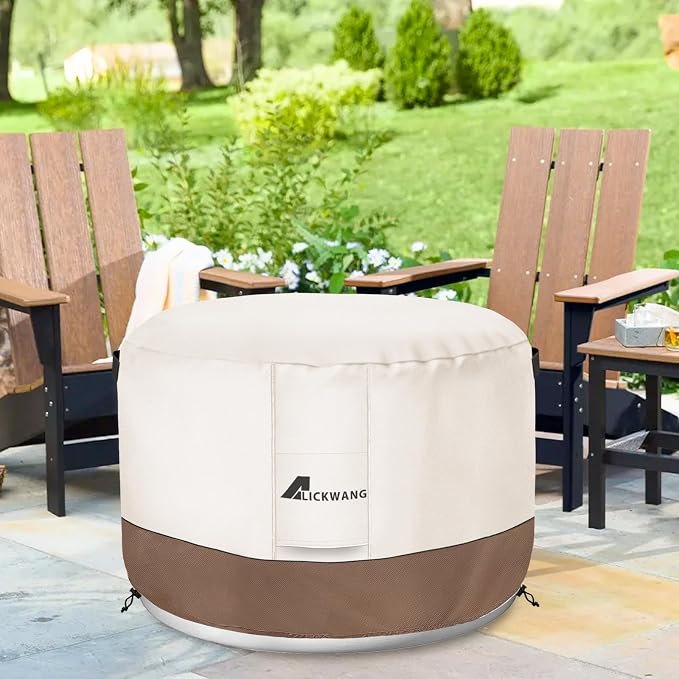 Fire Pit Cover for Solo Stove Bonfire, 600D Tear-Resistant Heavy Duty Durable - Image 9