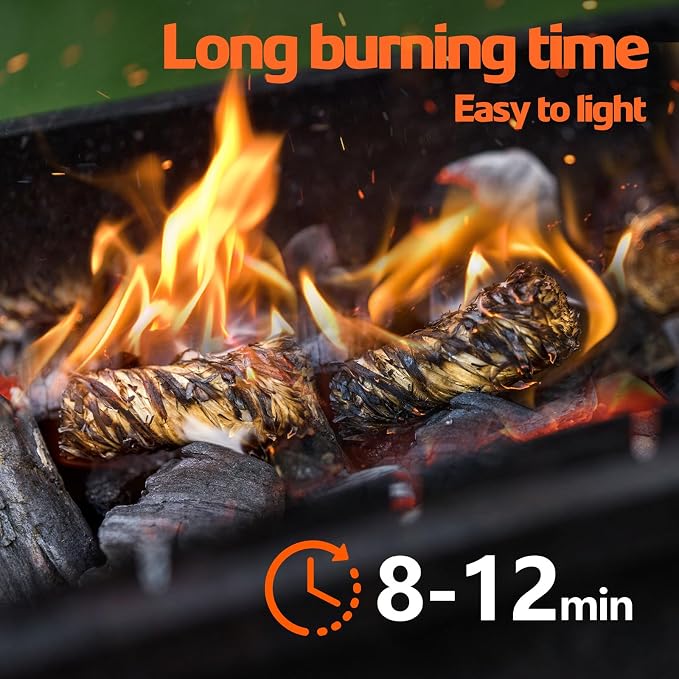 72PCS Fire Starters for Campfires Grill BBQ Camping Fireplace Fire Pit - Image 5