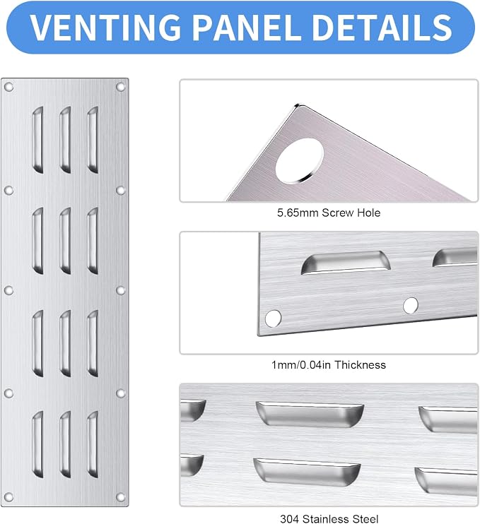 2 Pack Stainless Steel Venting Panel - Image 4