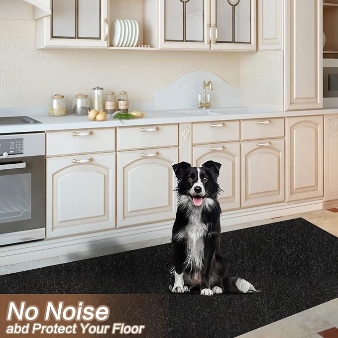 4' x 49' Runner Rugs with Rubber Backing, Indoor Outdoor Utility Carpet Runner - Image 4