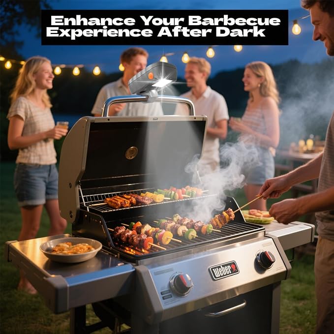 Grill Light Designed for Blackstone Griddle & Weber Grill, Automatic On/Off BBQ - Image 2