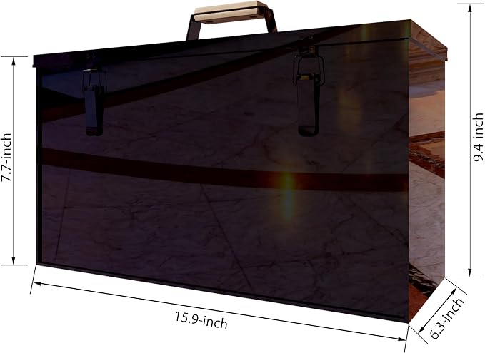 Fire Beauty Fireside Ash Carrier, Metal Ash Storage Box, 3 Gallon Ash Tidy - Image 6