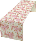 Watercolor Butterfly Table Runner, Cute Pink Butterfly Spring Modern Aesthetics by Unknown