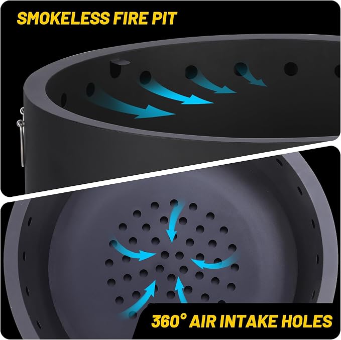 GarveeLife 26 in Smokeless Fire Pit - Image 3