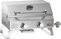 Tabletop Gas Grill 2 Burners, Stainless Steel Gas Stove 16000BTU by ONLYFIREGRILLS